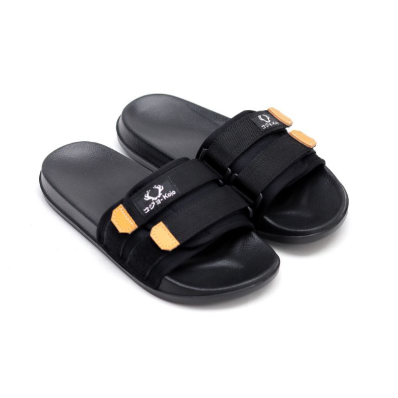 XSHOESBDG.ID x PANDE Sandal Pria  Sandal Slide Pria Sendal Slip On Pria Fashion Nongkrong Pantai