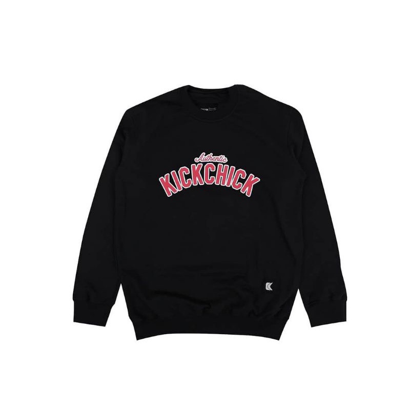 Kickchick Sweater Crewneck Authentic Series Black