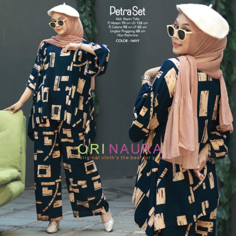 DAILY SET BAJU TIDUR PAJAMAS ONE SET SETELAN RAYON VISCOSE TIE DYE MOTIF