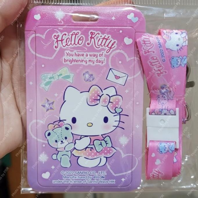 

Office & Stationery | Document Organizer | Gantungan Id Card Holder With Neck Strap Sanrio Original | Best Seller
