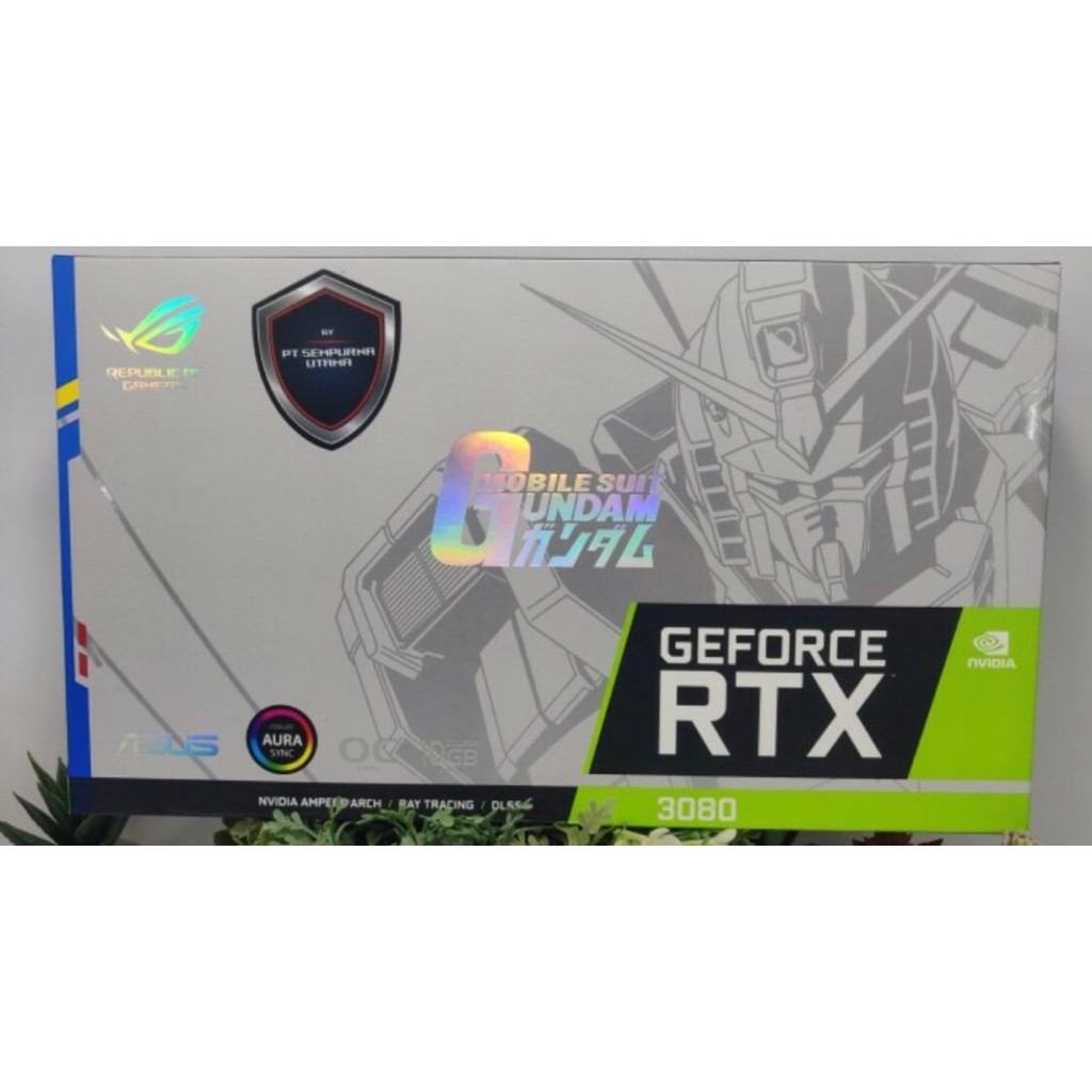 Asus Strix Gundam Edition GeForce RTX 3080 White 10GB GDDR6X