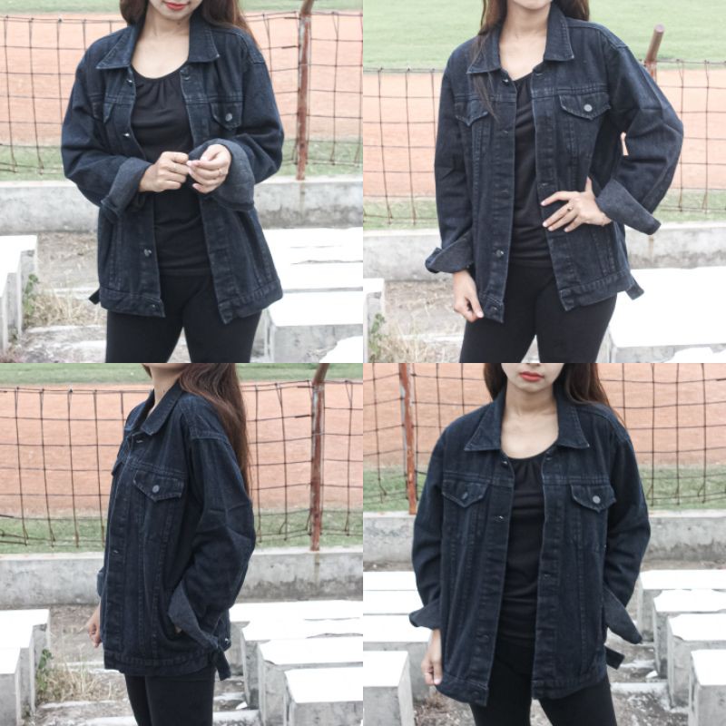 JAKET JEANS PREMIUM LEVI'S COWO CEWEK SNOW OVERSIZE SOBEK-6