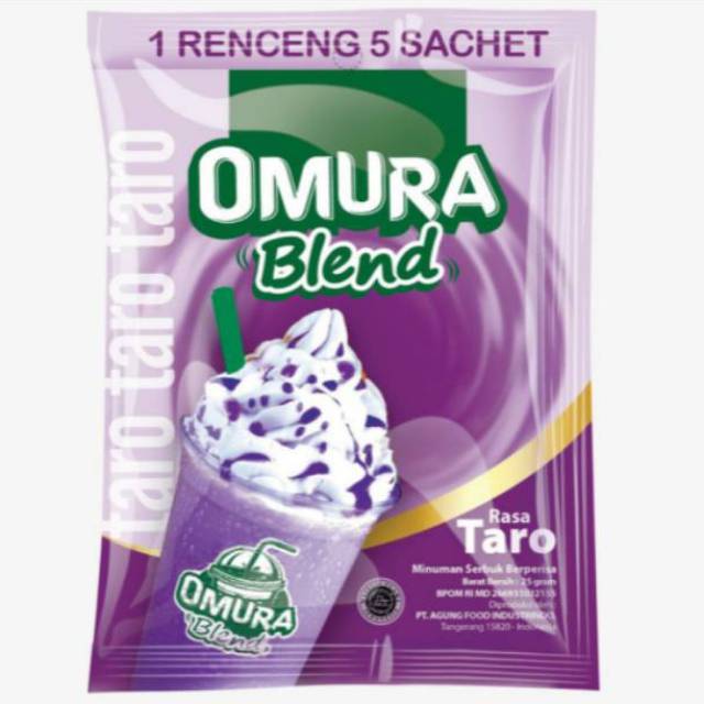 

[10 Pcs] Omura Blend Rasa Taro / Ice Blender