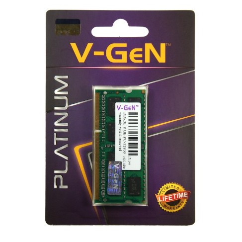 Ram Laptop Sodimm V-Gen Platinum DDR3 2GB, 4GB, 8GB 10600/12800 Ram untuk Laptop / Notebook V Gen Genuine Garansi LifeTime Resmi VGen