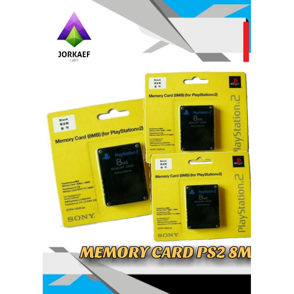 MEMORY CARD PS2 NEW 8MB HITAM MURAH