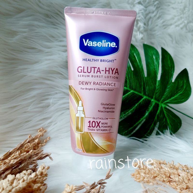 VASELINE HEALTHY BRIGHT DEWY RADIANCE GLUTA HYALURON NIACINAMIDE SERUM LOTION 200ML