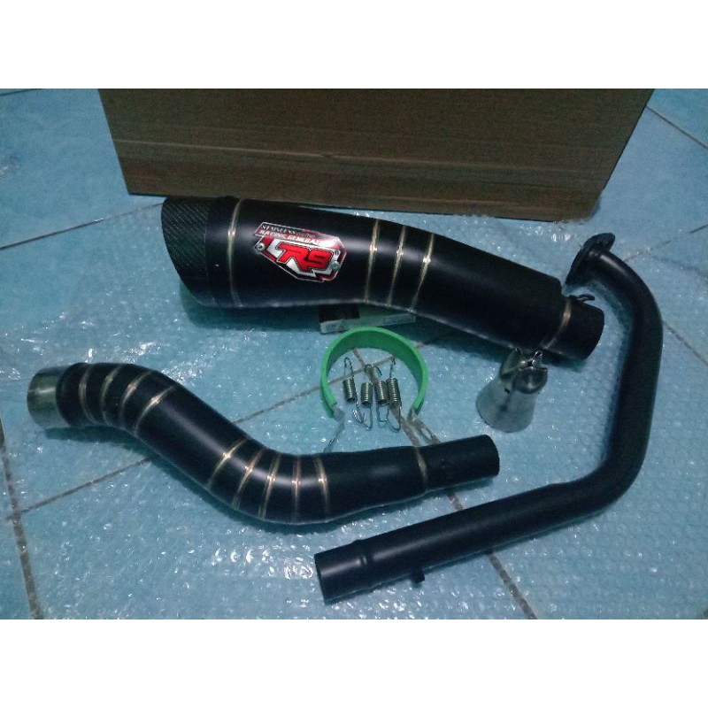 knalpot RACING black semua motor cc150,250