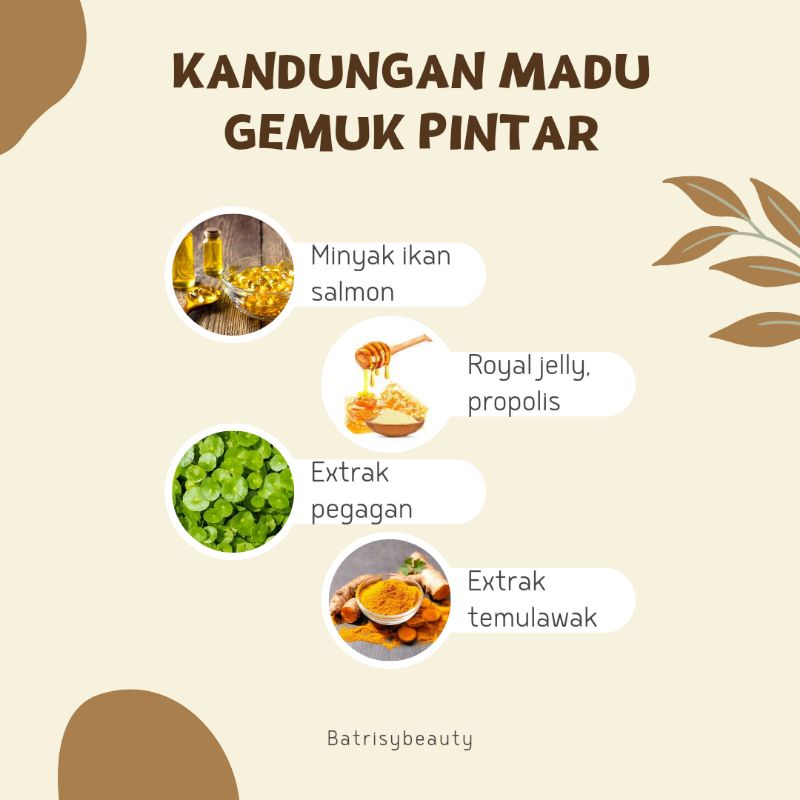 MADU GEMPI ATASI ANAK GTM/ MADU ANAK GEMUK PINTAR/PENGGEMUK BADAN ANAK/MADU PENAMBAH NAFSU MAKAN ANAK/NUTRISI VITAMIN ANAK