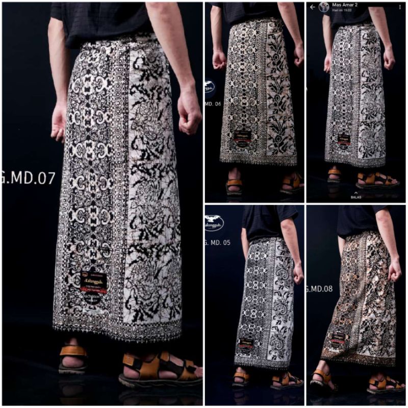 Sarung batik Kalongguh Sarung Madya Sarung Santri