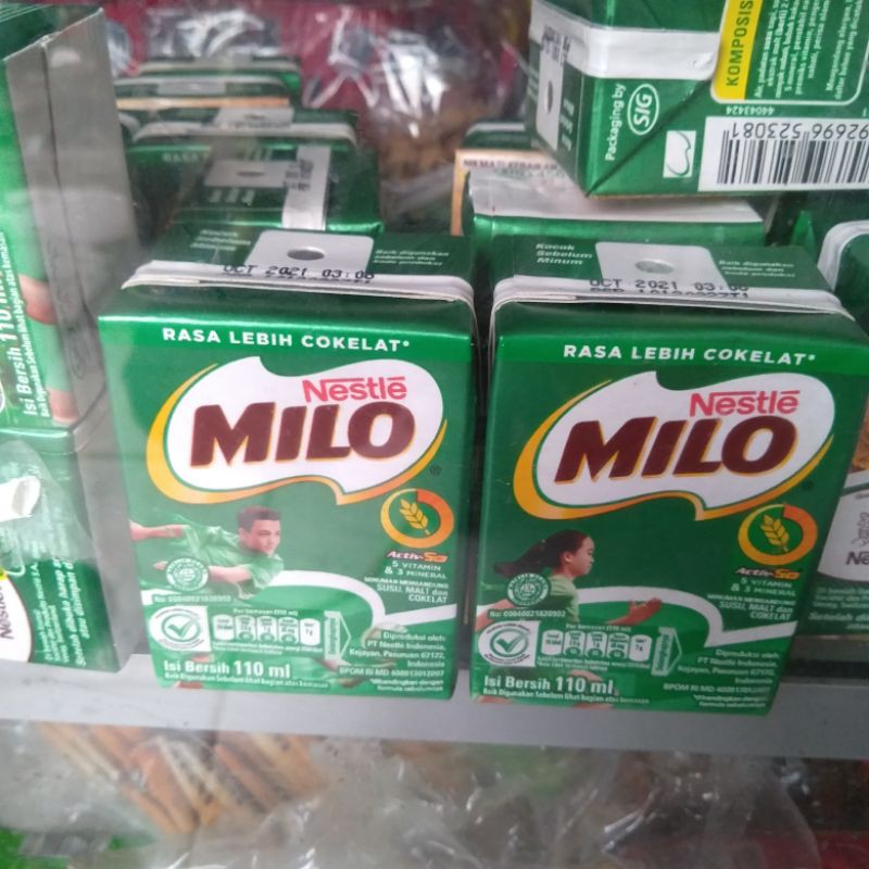 

Susu Milo Kemasan 110 mL 1 Dus Isi 36 Kotak