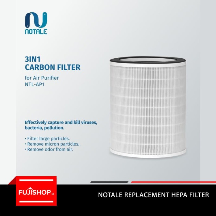 Notale Replacement HEPA Filter Pengganti for Air Purifier Notale - HEPA 13