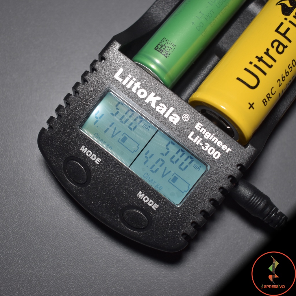 LiitoKala Lii-300 1.2V/3.7V Li-ion &amp; NiMH LCD Smart Battery Charger