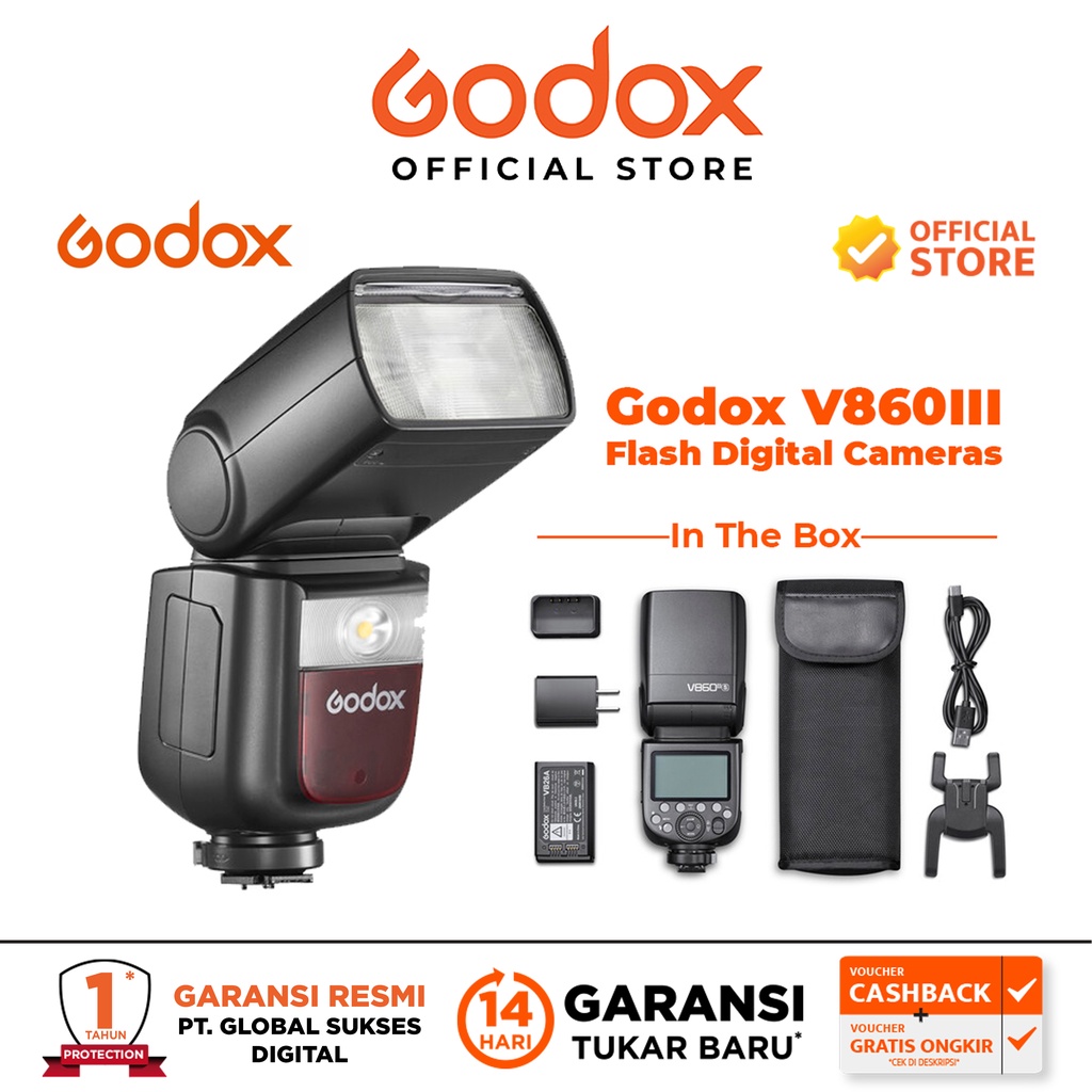 Godox V860III Flash Digital Cameras - Godox V860III