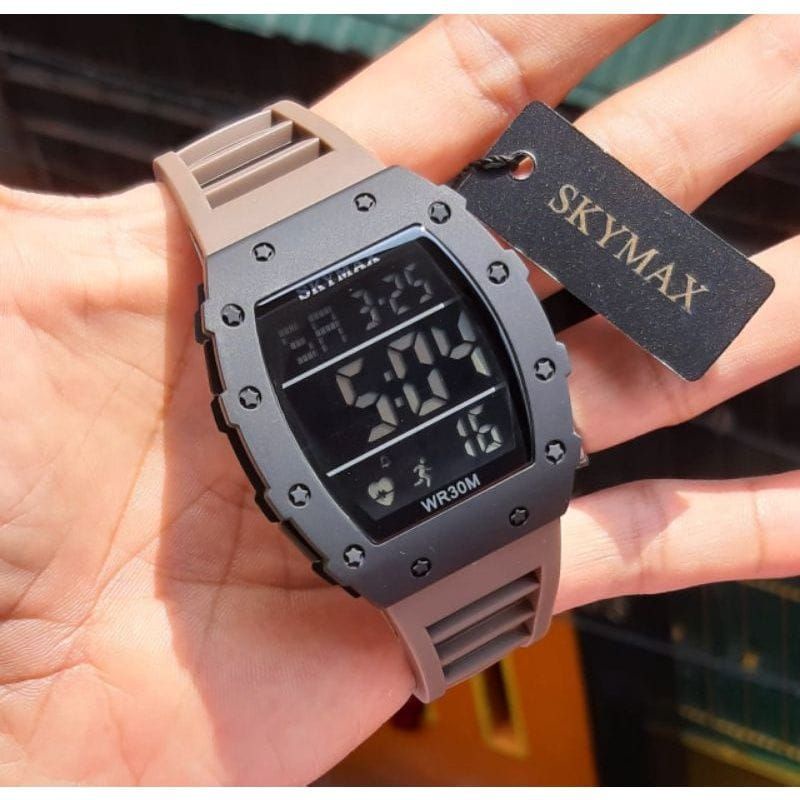 JAM TANGAN PRIA DIGITAL TERLARIS FASHION RUBBER TERLARIS