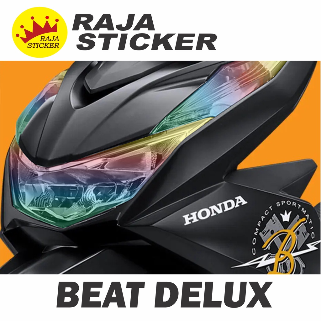 Stiker lampu beat delux polos