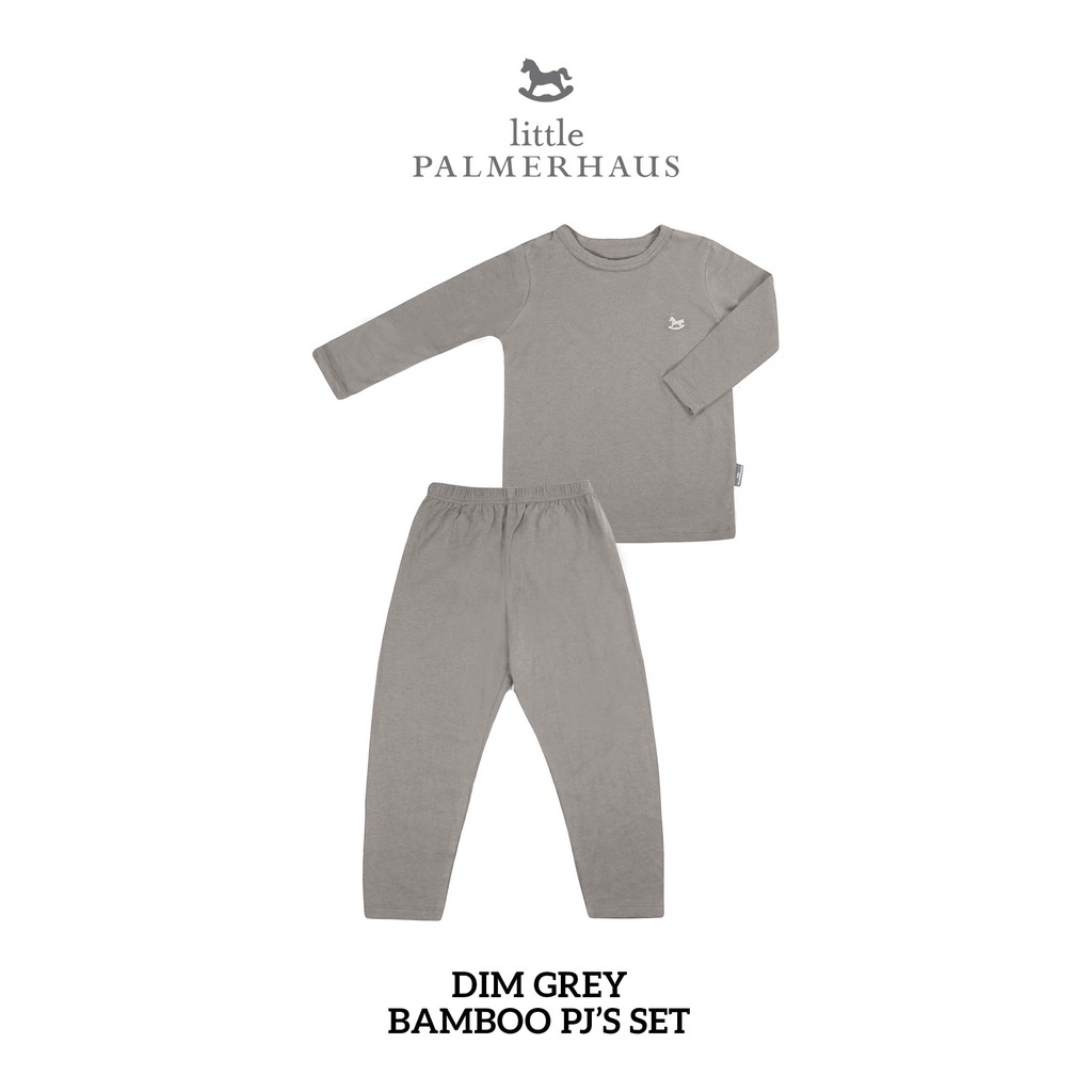 Little Palmerhaus Bamboo PJs Set Piyama Lengan Panjang Celana Panjang Anak 1 - 3 Tahun