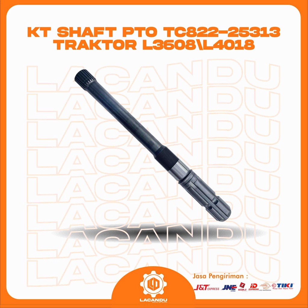 KT SHAFT PTO TC822-25313 TRAKTOR KUBOTA L3608-L4018 for TRAKTOR HARVESTER LACANDU PART