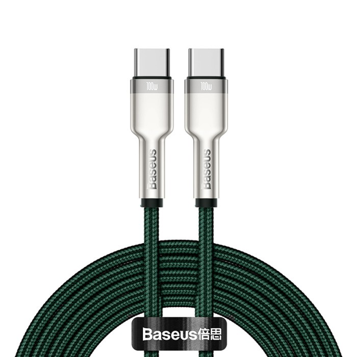 BASEUS Cafule Series Metal Data Cable C to C 100W 2m - CATJK-D