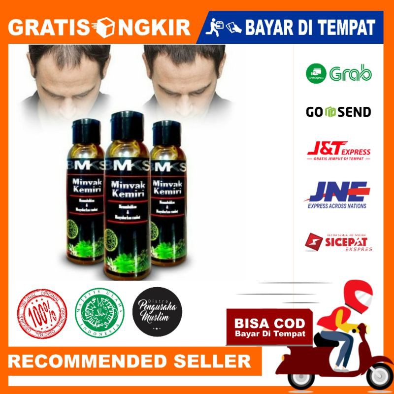 MINYAK KEMIRI BMKS ORIGINAL 100% MENYUBURKAN RAMBUT RONTOK