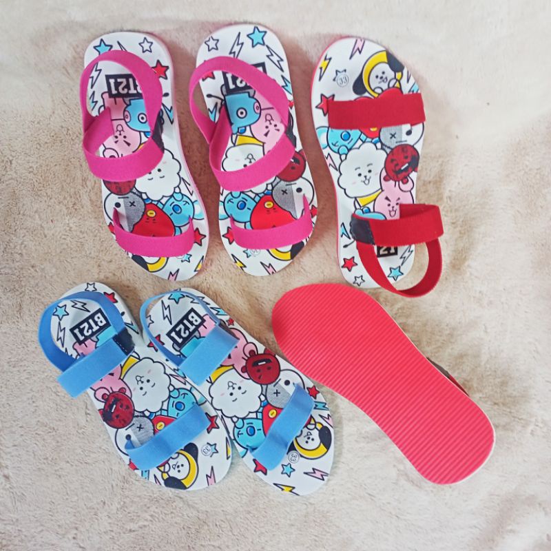 BT21 sandal gunung anak perempuan