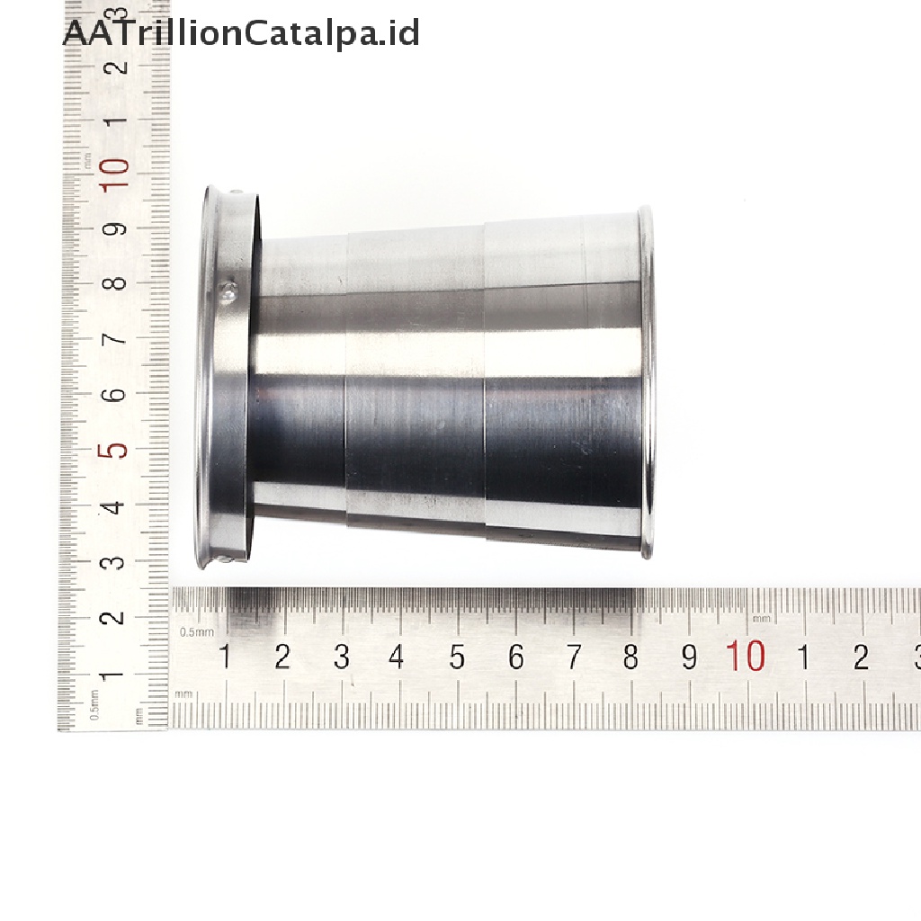 Aatrillioncatalpa Gelas Lipat Teleskopik 140ml Bahan stainless steel Untuk Outdoortravel