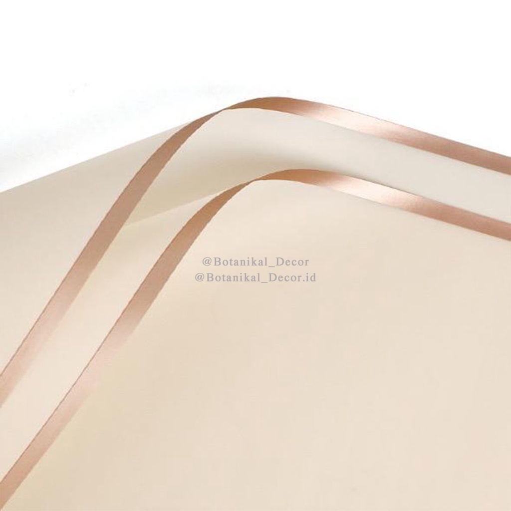 Flower Wrapping Cellophane Paper Kertas Stick Card Holder Stik Bouquet Buket Bunga Buket Bouquet Cake-YELLOW