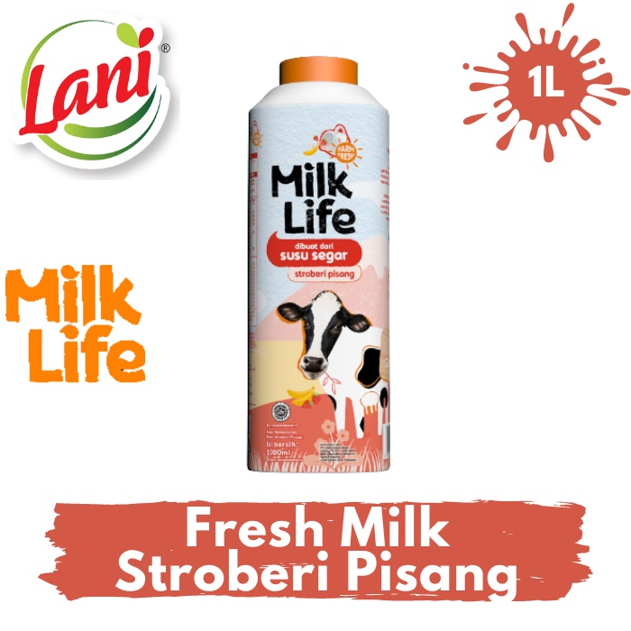 

Milk Life Fresh Milk All Varian Plain / Chocolate / Stroberi Pisang / Free Lactose / Mocca Free
