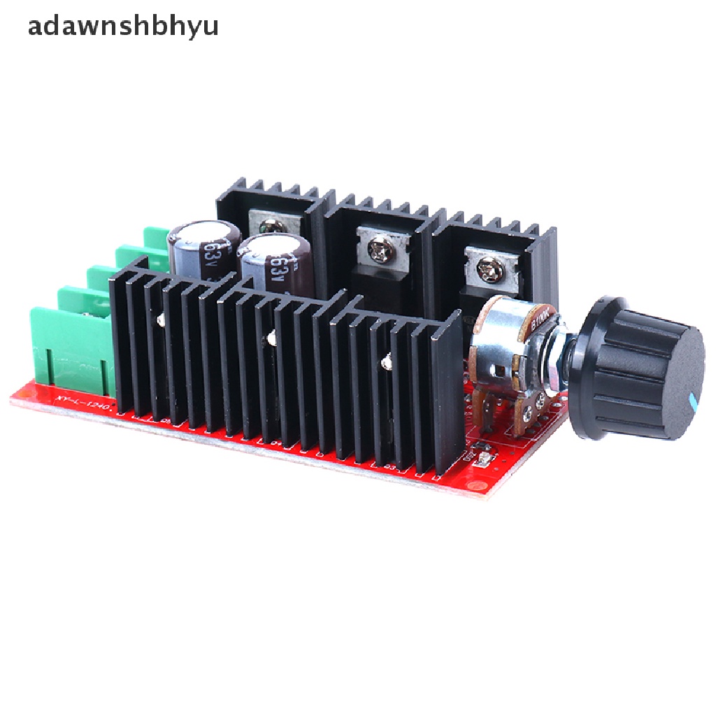 Adawnshbhyu 12V 24V 48V 2000W MAX 10-50V 40A Kontrol Kecepatan Motor DC PWM HHO RC Controller