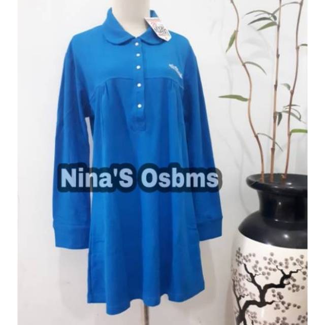 Tunik polos biru tosca