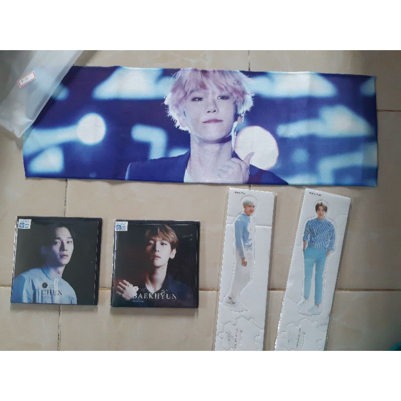 Album Exo Coming Over Set (FREE SLOGAN BAEKHYUN+STANDEE CHANYEOL BAEKHYUN OFFICIAL NATURE REPUBLIC)