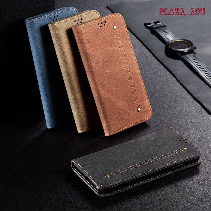 Elegant Case Samsung A51 - Casing Samsung A51 Case Flip Cover Leather