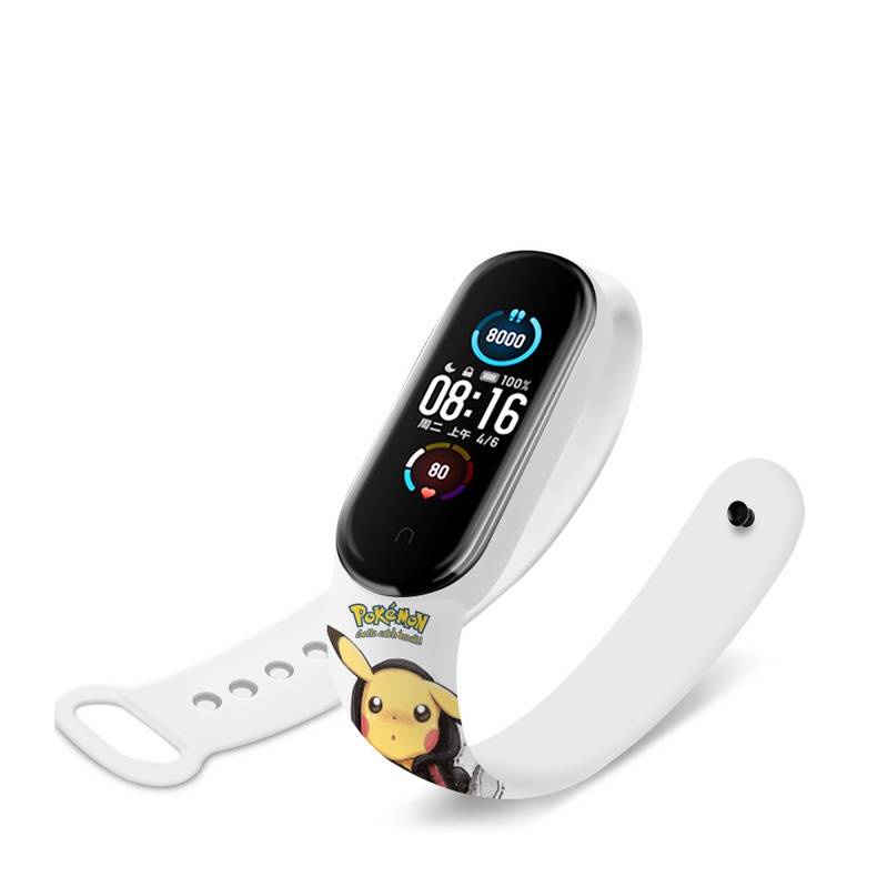 XiaoMi Band 6 Strap Lovely Printed Replacement Strap for Mi Band 7/6/5/4/3 Watch Band Bracelet for Men Women Watchband Accessory xiaomi band 5 mibnd 4 xiaomi 3