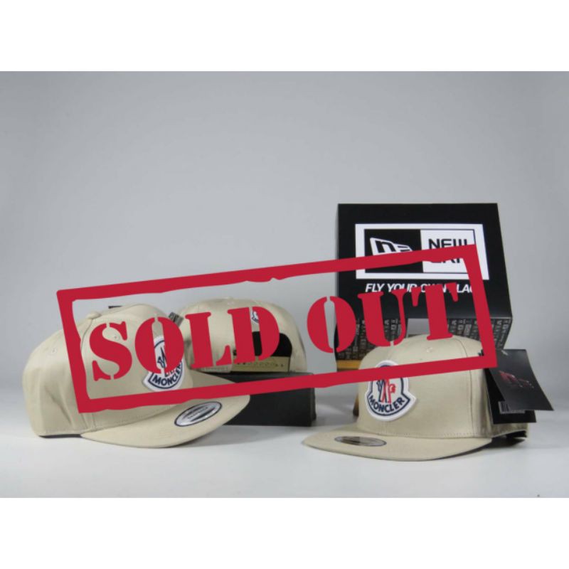 Topi snapback moncler original import-hat