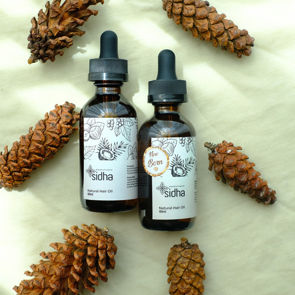 Sidha Natural Hair Oil - [Bundling New Born dan Dewasa]