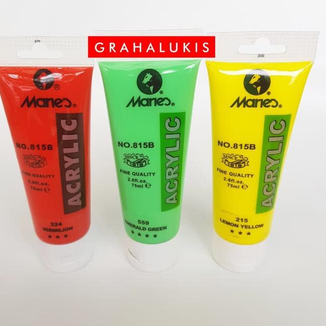 

[PRODUK 7ESPI] Maries Acrylic Colour 75ml / Cat Acrylic Maries 75 ml (kelompok warna 1) FQ7
