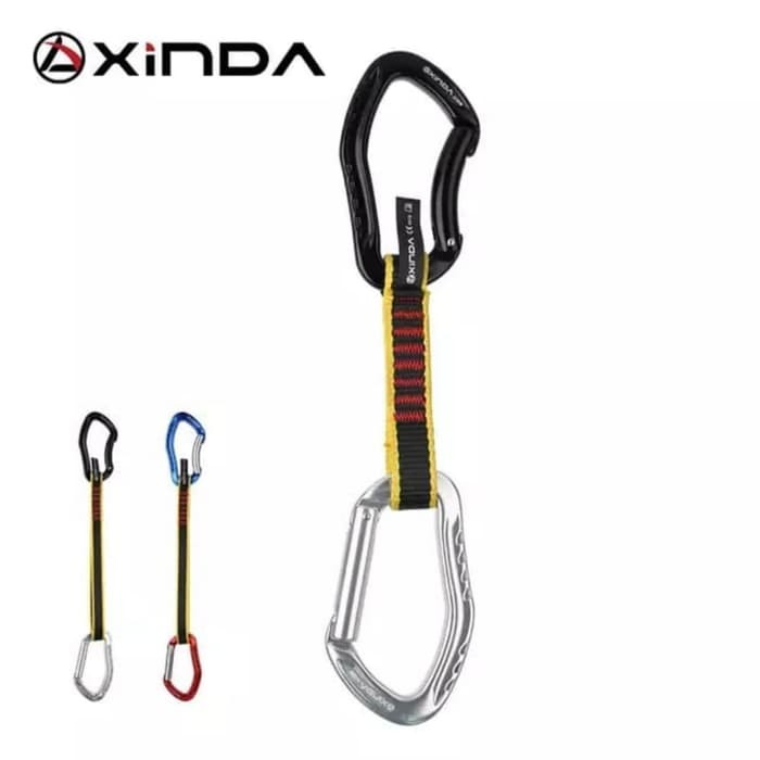 Carabiner Climbing Xinda CP03-04 Rock Outdoor Panjat Tebing Safety