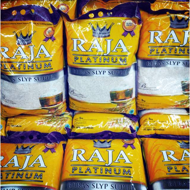 Beras Raja Platinum 5 Kg Shopee Indonesia 