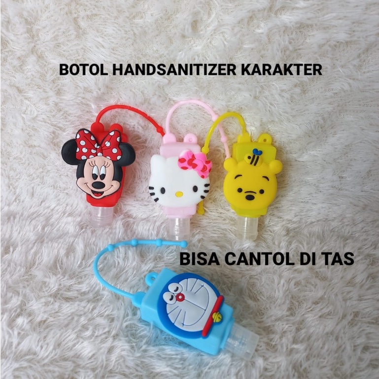 BOTOL HANDSANITIZER HELLOKITTY / BOTOL HANDSANITIZER DORAEMON / BOTOL HANDSANITIZER MICKEY / BOTOL H