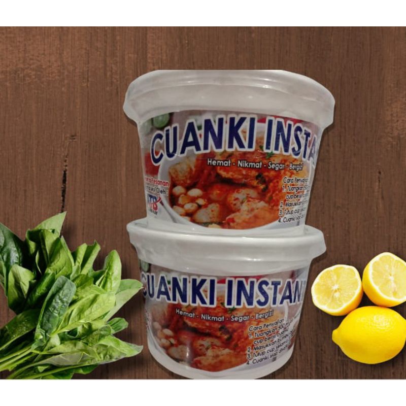 

CUANKI INSTAN CUP. KOMPLIT ASLI GARUT