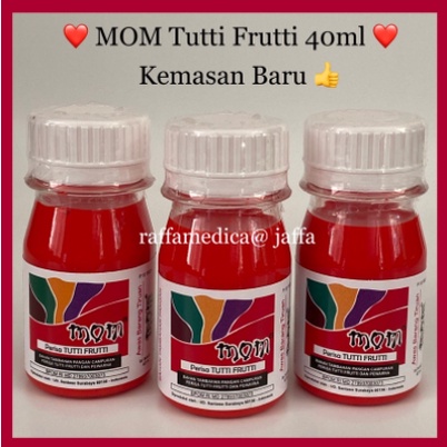 

*laurearugo*Perisa tutty fruity merk MOM perasa Tutty Fruity untuk es permen karet