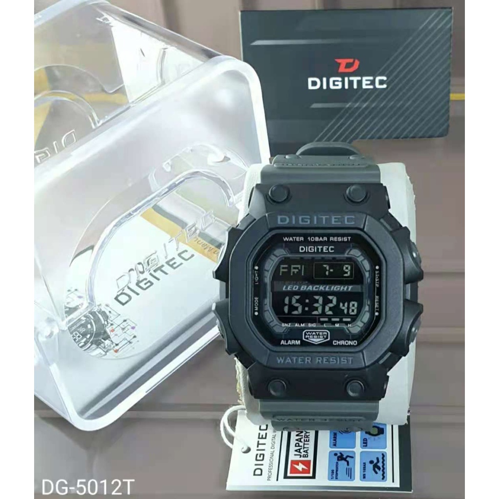 Jam Tangan Pria DIGITEC DG 2012 / DG-2012 / DG2012 /DG5012/ DG 5012 T DG 5012 Watch ORIGINAL