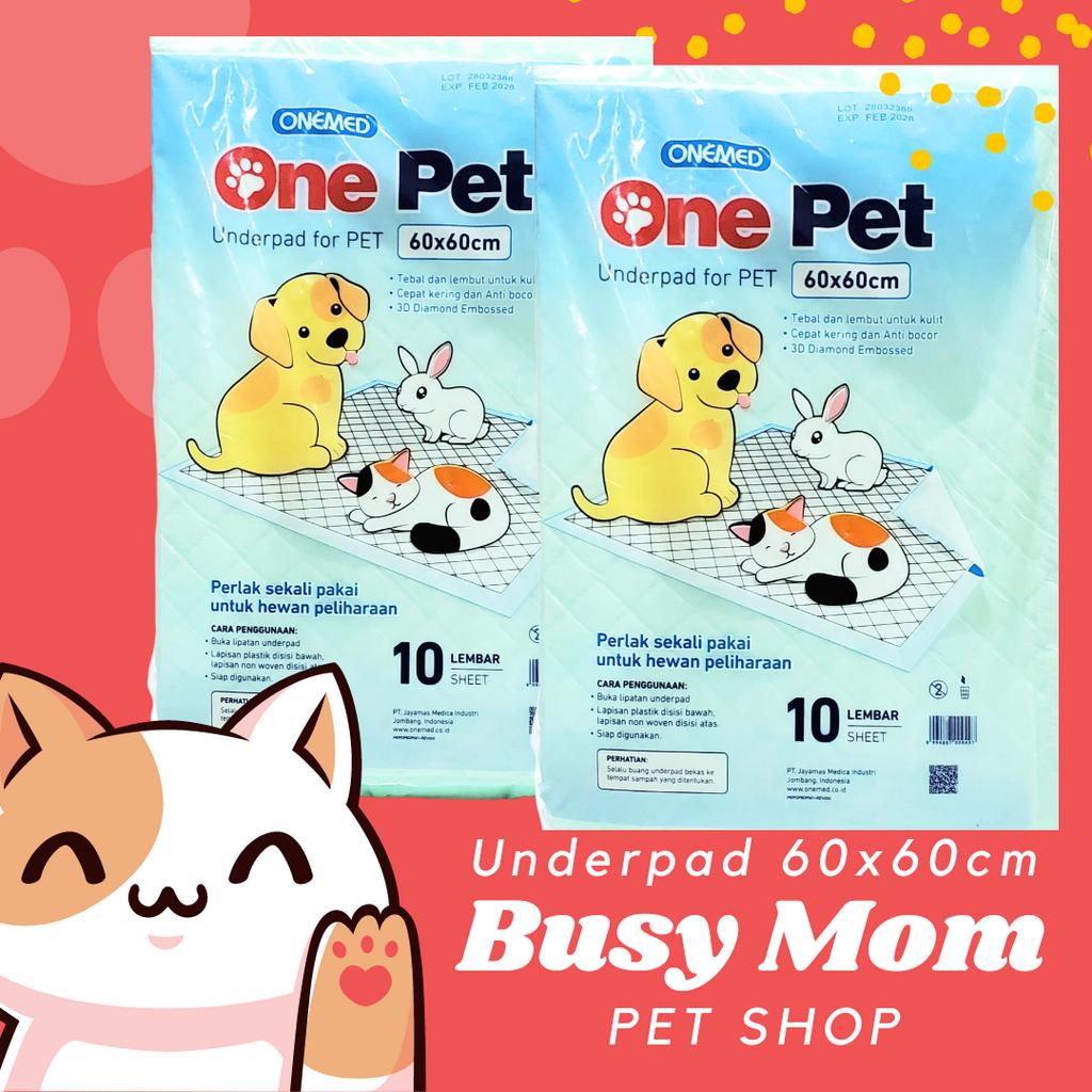 Underpad Uk 60x60 Perlak Alas Pipis Training Pad Alas Pee Poop Anjing Kucing Kelinci