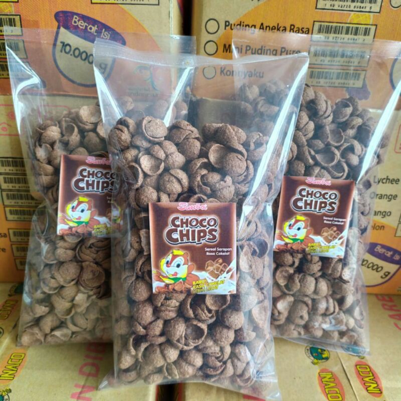 

SIMBA CHOCO CRUNCH CHOCO CHIPS KILOAN 195 GR COKLAT DAN STRAWBERY