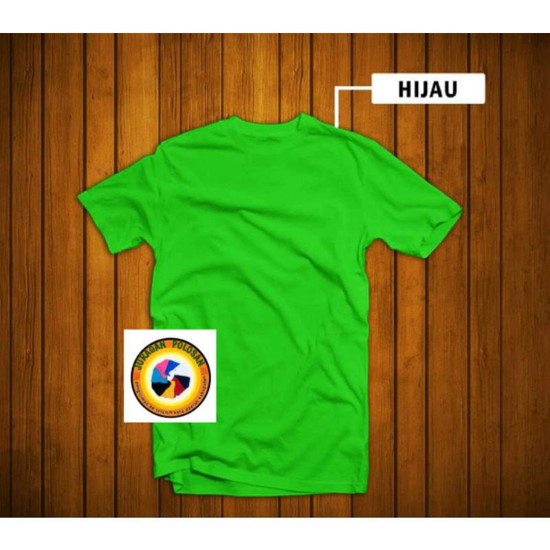 KAOS POLOS HIJAU MUDA PRIA