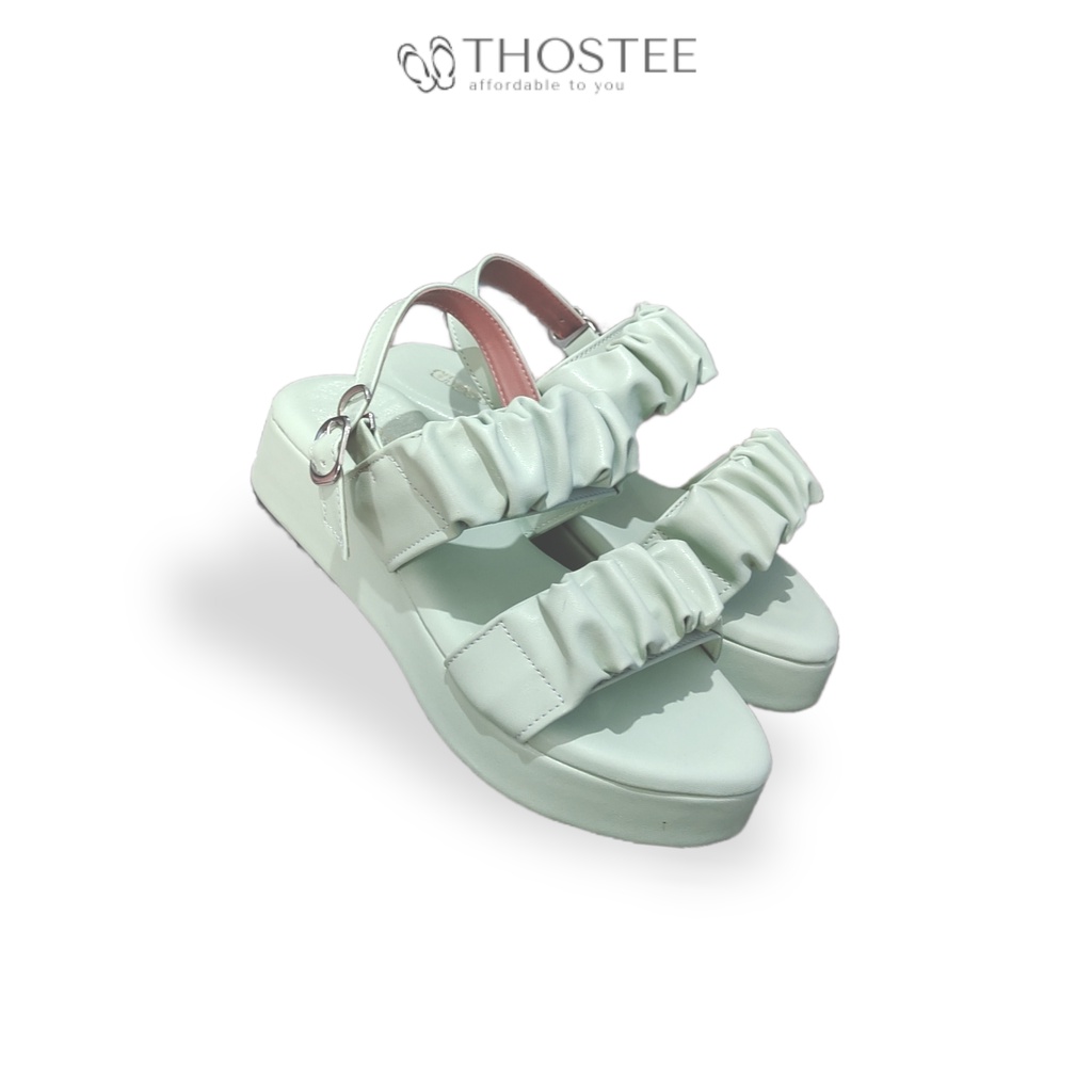 Thostee Sandal Platform Wedges Wanita Ilona-Matcha