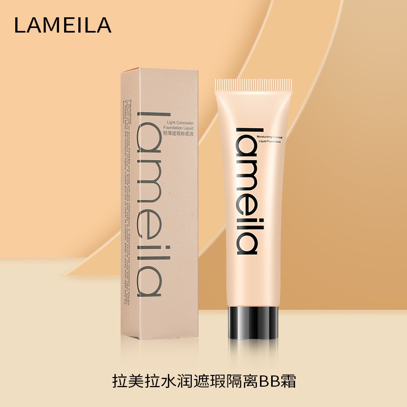 Lameila 3078  Hydrating Concealer Foundation Isolasi BB Cream CJR