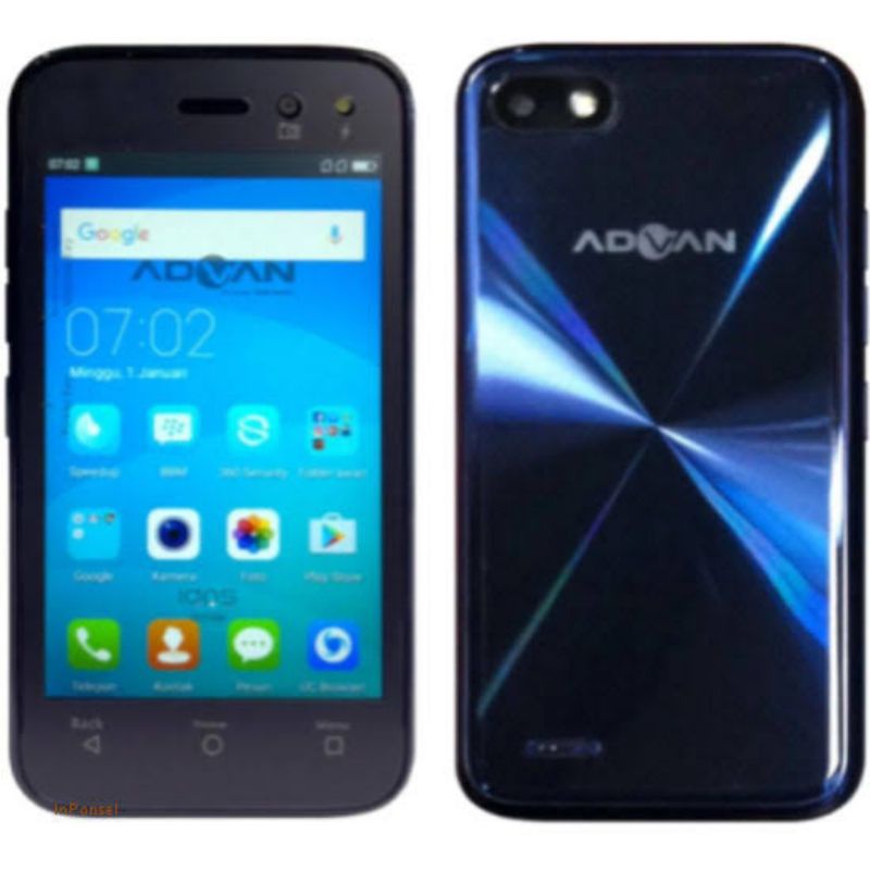 HP ADVAN VANDROID S4Z BLUE RAM 512 MB | MEMORI 4 GB SECOND NORMAL MURAH