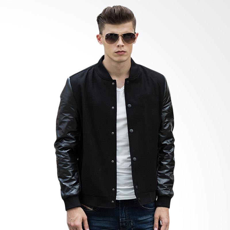 Jaket Pria Keren Jaket Pria Wanita Ariel Noah Black Knight Kancing Jacket Hoodie Fleece Kombinasi Le