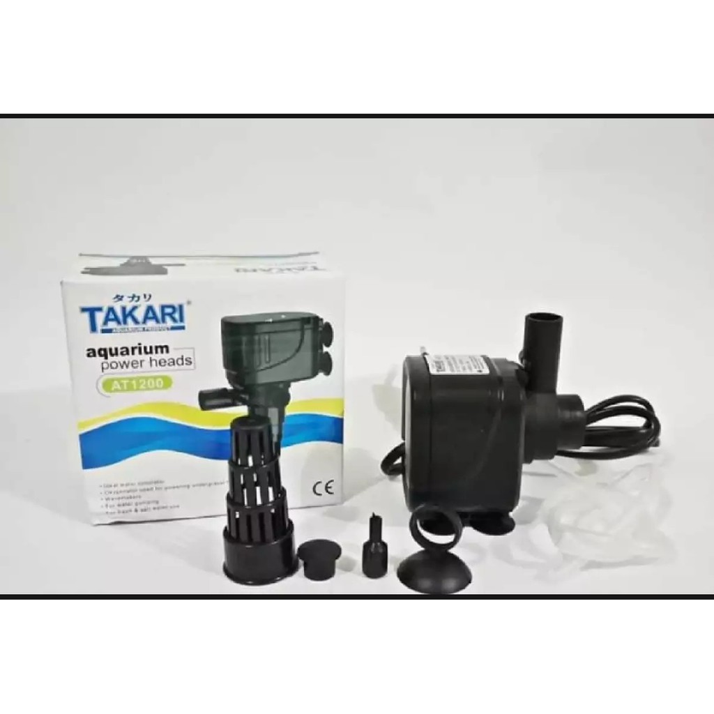 Mesin Filter Aquarium 1200 max 50cm (MERK SESUAI STOK) Power head / Water pump / mesin pompa