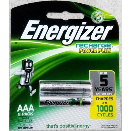 Baterai / Battery AAA / Battre Batre A3 1.2V Battray Energizer Rechargeable 700mAh Isi 2 Pcs